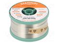 Tin; lead free; Sn96,5Ag3Cu0,5; 0.7mm; 250g; reel; 2.5%; Flux: SW26 STANNOL SN955K611/0.7/250