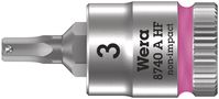 8740 A HF Zyklop bit socket with holding function, 1/4" drive, 3.0x28.0, Wera 05003332001