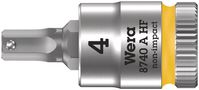 8740 A HF Zyklop bit socket with holding function, 1/4" drive, 4.0x28.0, Wera 05003333001