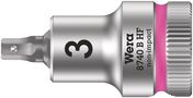 8740 B HF Zyklop bit socket with holding function, 3/8" drive, 3.0x35.0, Wera 05003030001
