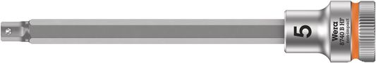 8740 B HF Zyklop bit socket with holding function, 3/8" drive, 5.0x107.0, Wera 05003034001