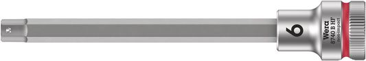 8740 B HF Zyklop bit socket with holding function, 3/8" drive, 6.0x107.0, Wera 05003036001