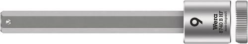 8740 B HF Zyklop bit socket with holding function, 3/8" drive, 9.0x100.0, Wera 05003042001