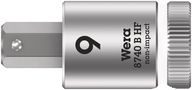 8740 B HF Zyklop bit socket with holding function, 3/8" drive, 9.0x38.5, Wera 05003041001