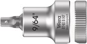 8740 B HF Zyklop bit socket with holding function, 3/8" drive, 9/64"x35.0, Wera 05003082001