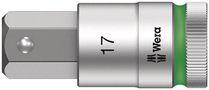 8740 C HF Zyklop bit socket with 1/2" drive with holding function, 17.0x60.0, Wera 05003828001
