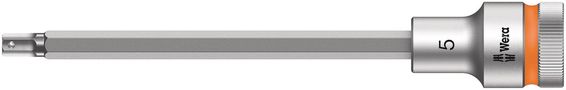 8740 C HF Zyklop bit socket with 1/2" drive with holding function, 5.0x140.0, Wera 05003841001