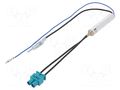 Cable; DIN plug,Fakra double plug; straight; Car model: 2002-> 4CARMEDIA ZRS-SAF2-DIN