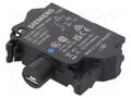 Illuminating unit; 22mm; 3SU1.5; -25÷70°C; Illumin: LED; front SIEMENS 3SU1401-1BB50-3AA0