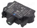 Illuminating unit; 22mm; 3SU1.5; -25÷70°C; Illumin: LED; front SIEMENS 3SU1401-1BB50-3AA0