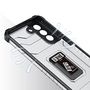 Crystal Ring Case tough hybrid cover + magnetic holder for Samsung Galaxy S22 + (S22 Plus) green, Hurtel 5907769339271 5907769339271