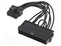 Cable: mains; 10pin male,ATX female 24pin; 0.1m AKYGA AK-CA-76