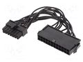Cable: mains; 14pin male,ATX female 24pin; 0.1m AKYGA AK-CA-77