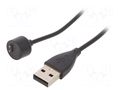 Cable: for smartwatch charging; Xiaomi; 0.5m; 1A; black AKYGA AK-SW-14
