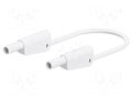 Test lead; 19A; banana plug 4mm,both sides; Urated: 1kV; Len: 0.5m STÄUBLI SLK-4N-S10-05029