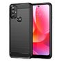 Carbon Case Flexible case cover Motorola Moto G Power 2022 black, Hurtel 5907769337499 5907769337499