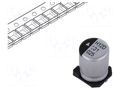 Capacitor: electrolytic; SMD; 100uF; 25VDC; Ø8x10.5mm; 2000h; AEH KYOCERA AVX AEH0810101M025R