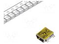 Connector: USB B mini; socket; SMT; PIN: 5; horizontal; tape CONNFLY DS1104-BN0SRS