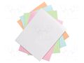 Office supplies: paper; cleanroom; Size: A4; 250pcs; pink; 89um ANTISTAT ATS-607-0002
