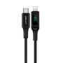 Acefast cable MFI USB Type C - Lightning 1.2m, 30W, 3A black (C6-01 Black), Acefast 6974316281030 6974316281030