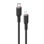 Acefast cable MFI USB Type C - Lightning 1.2m, 30W, 3A black (C2-01 black), Acefast 6974316280644 6974316280644