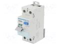 RCD breaker; Inom: 25A; Ires: 30mA; Max surge current: 250A; 240VAC HAGER CDA525J