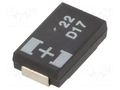 Capacitor: tantalum-polymer; 22uF; 20VDC; 1200mA; SMD; POSCAP TQC PANASONIC 20TQC22MQD-BULK