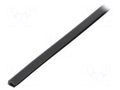Hole and edge shield; polyetylene; L: 30.5m; black; H: 4.7mm; glued PANDUIT GES99F-A-C0