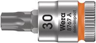 8767 A TORX® Zyklop bit socket, 1/4" drive, TX 30x28.0, Wera 05003393001