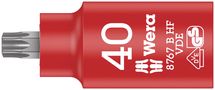 8767 B VDE HF TORX® Zyklop bit socket, insulated, with holding function, 3/8" drive, TX 40x55.0, Wera 05004924001