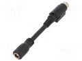 Adapter; Plug: straight; Input: 5,5/2,1; Out: KYCON KPPX-4P MEAN WELL DC-PLUG-P1J-R7B
