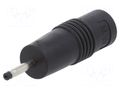 Adapter; Plug: straight; Input: 5,5/2,1; Out: 2,35/0,7 MEAN WELL DC-PLUG-P1J-P3A
