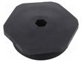 Stopper; PG36; IP54; polyamide; black; V-NE PG; Thread: PG; -20÷80°C HUMMEL HUMMEL-1255360111