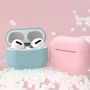 Case for AirPods 2 / AirPods 1 silicone soft cover for headphones blue (case C), Hurtel 5907769337079 5907769337079