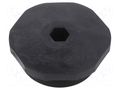 Stopper; PG29; IP54; polyamide; black; V-NE PG; Thread: PG; -20÷80°C HUMMEL HUMMEL-1255290111