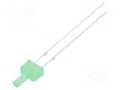 LED; green; 2mm; 500÷750mcd; 90°; Front: flat; Pitch: 2.54mm; THT OPTOSUPPLY OSG5DA7K94B-12V