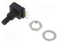 Potentiometer: shaft; 1kΩ; 200mW; THT; 6.25mm; plastic; mono; carbon PIHER PC16SH-1K-P11