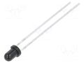 Phototransistor; THT; 3mm; λp max: 940nm; 30V; Lens: black EVERLIGHT PT204-6B
