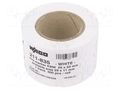 Label; 10mm; 25mm; white; leaded WAGO WAGO-211835