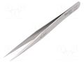 Tweezers; 110mm; for precision works; Blade tip shape: sharp WELLER WEL.3CSA