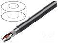 Wire; 2x2x24AWG; RS232; stranded; Cu; shielded,Al-PET foil; chrome BELDEN 9502.0030