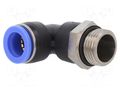 Push-in fitting; angled; -0.95÷15bar; PBT; Thread: G 1/2"; 0÷60°C PNEUMAT 125.012-14