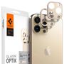 Spigen Optik.tR Camera Protector for iPhone 13 Pro / 13 Pro Max - Gold 2 pcs., Spigen 8809811856408 8809811856408