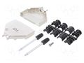 Enclosure for connectors: D-Sub; D-Sub 25pin; straight; 12mm AMPHENOL COMMUNICATIONS SOLUTIONS 8655MH2501BLF