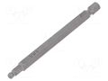 Screwdriver bit; hex key,spherical; HEX 4mm; Overall len: 89mm WERA WERA.05059681001