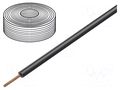 Wire; H05Z-K; stranded; Cu; 1mm2; LSZH; black; 300V,500V; 100m HELUKABEL H05Z-K-1X1BK