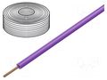 Wire; H05Z-K; stranded; Cu; 0.5mm2; LSZH; violet; 300V,500V; 100m HELUKABEL H05Z-K-1X0.5VI