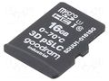 Memory card; industrial; 3D pSLC,microSD; UHS I U1; 16GB; 0÷70°C GOODRAM INDUSTRIAL SDUU1-0161SG