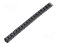 Spiral wrapping; 16mm; polyamide; black; Helawrap HWPAV0; UL94V-0 HELLERMANNTYTON HWPAV016-PA6V0-BK