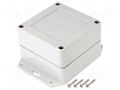 Enclosure: multipurpose; X: 90mm; Y: 90mm; Z: 60mm; ZP; ABS; gasket KRADEX ZP909060UJH-TM-ABS